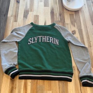 Slytherin Green & Gray Crewneck Sweatshirt